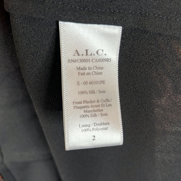 A.L.C. Brinkley Leopard Animal Print Fit And Flare Silk Mini Dress Size 2 - Picture 12 of 12